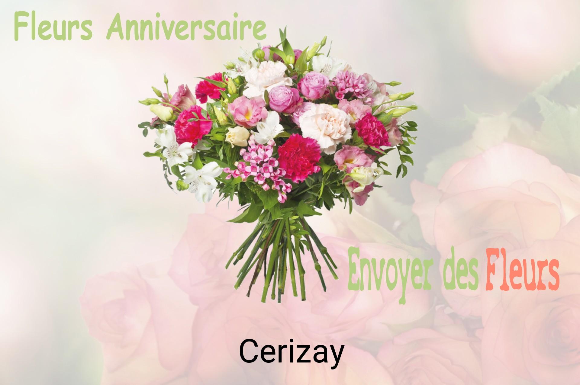 Bouquet de fleurs d’anniversaire livré à Cerizay