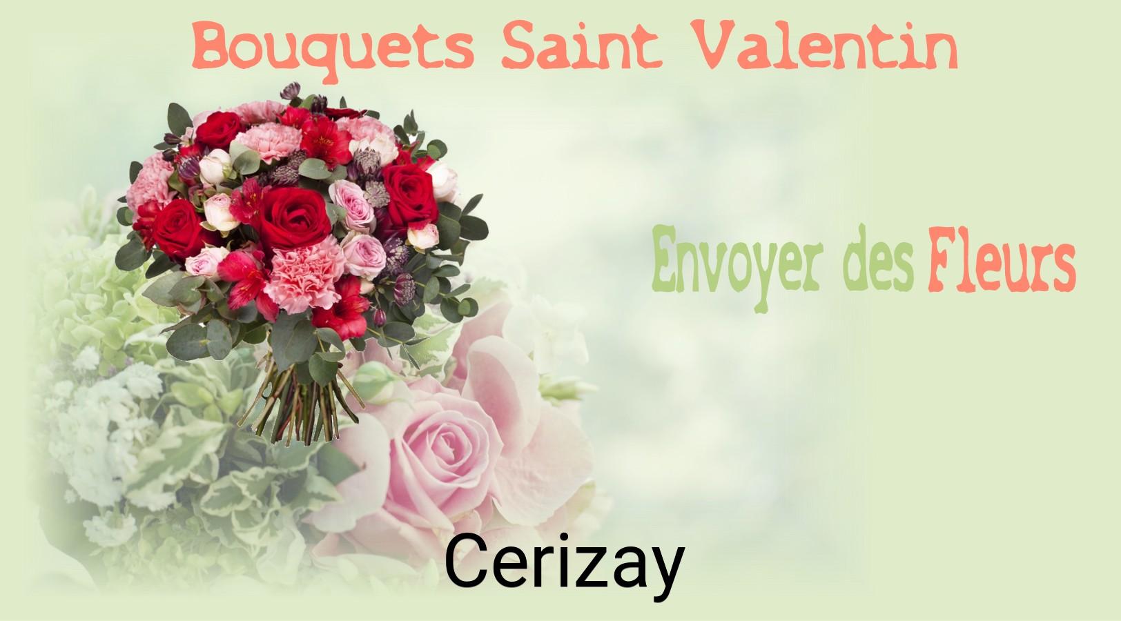Roses de Saint-Valentin livrées à Cerizay